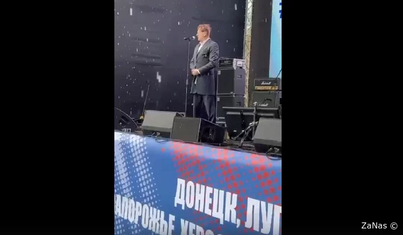 Народный артист Григорий Лепс выразил мнение народа на Красной площади