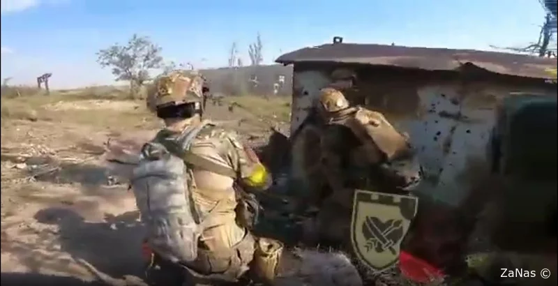ВСУ ТРО Одессы снимает свой контрнаступ и получают пулю прямо во время съемки.
