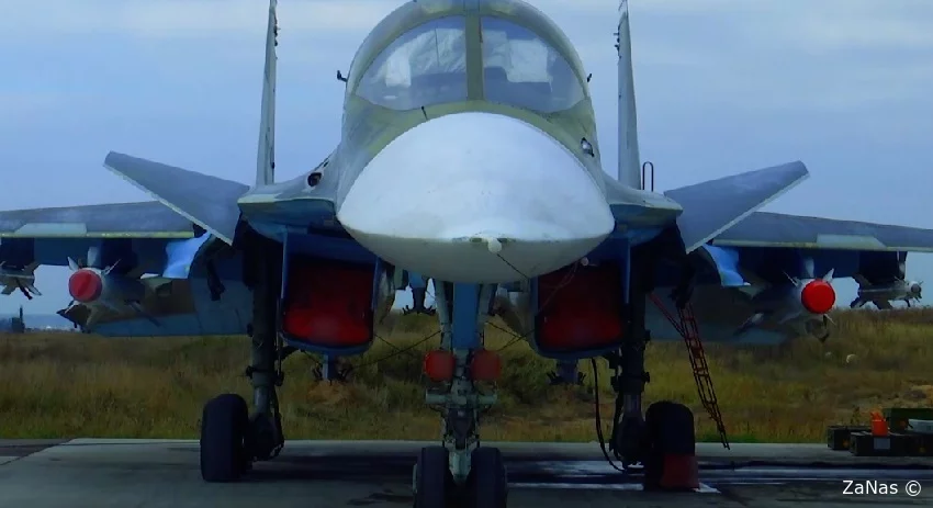 Экипажи Су-34 применяют управляемые высокоточные ракеты класса «воздух-поверхность»