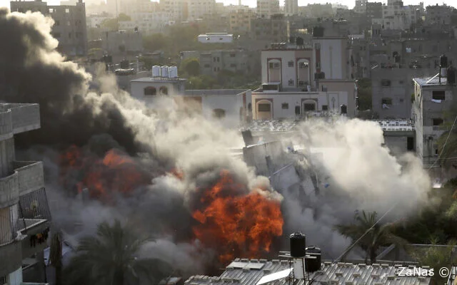 09.10.2023 Война между Израилем и Палестиной, последние новости: за ночь Израильская авиация нанесла удары по более чем 500 объектам ХАМАС и "Исламского джихада" в секторе Газа