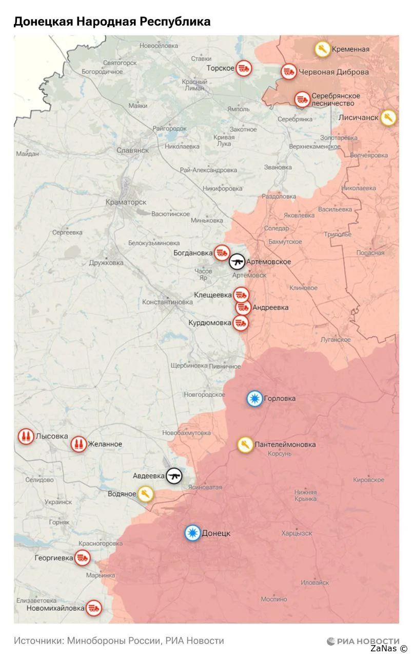 Точная Карта боевых действий на Украине сегодня 02.01.2024